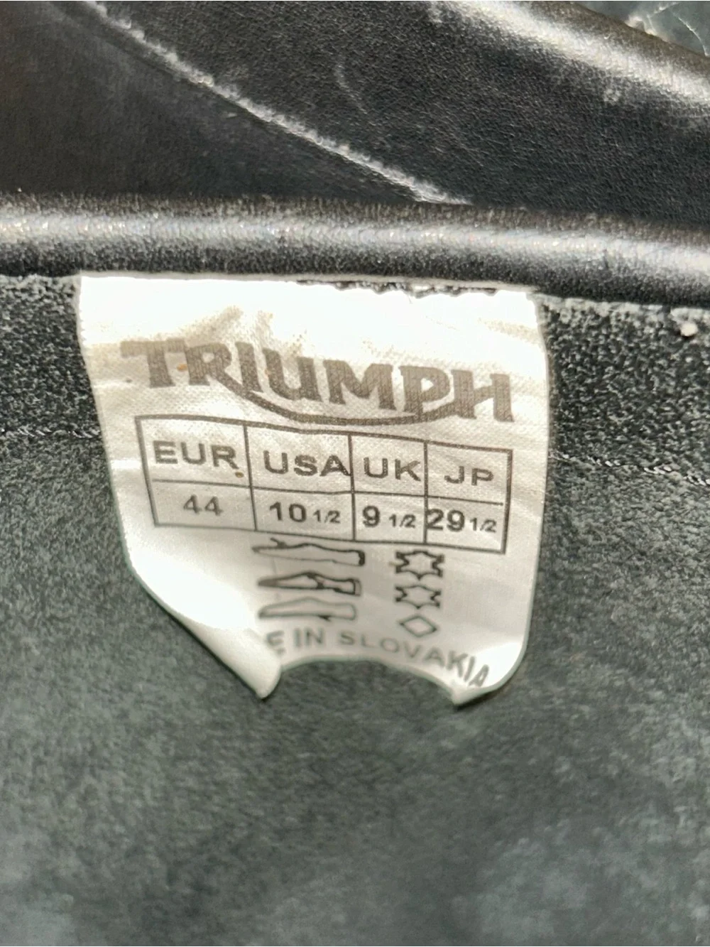 Triumph vtg moto harness  Black Leather Buckle Engineer Boots